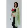 Camisero para embarazada color limón a rayas, Talla de Ropa Materna: S