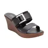 Sandalia Plataforma Athene Italian Shoemakers, Color del Calzado: Black, Talla de Calzado: 35