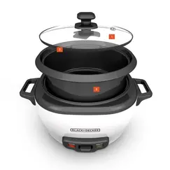 Olla Arrocera Black and Decker RC503 Compacta 3 Tazas