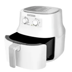Freidora de Aire Black and Decker HF4004W 4,5 L Blanca