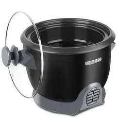 Olla Arrocera Black and Decker RC620B 20 Tazas Negra