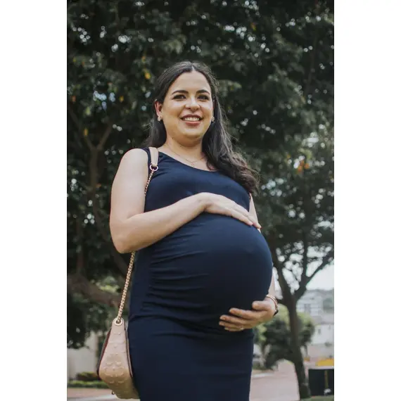 Vestido materno de algodon, Talla de Ropa Materna: S