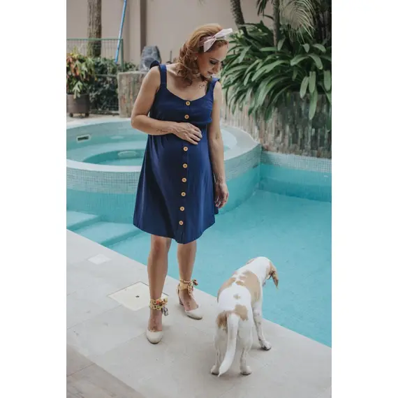 Vestido materno casual, Talla de Ropa Materna: S